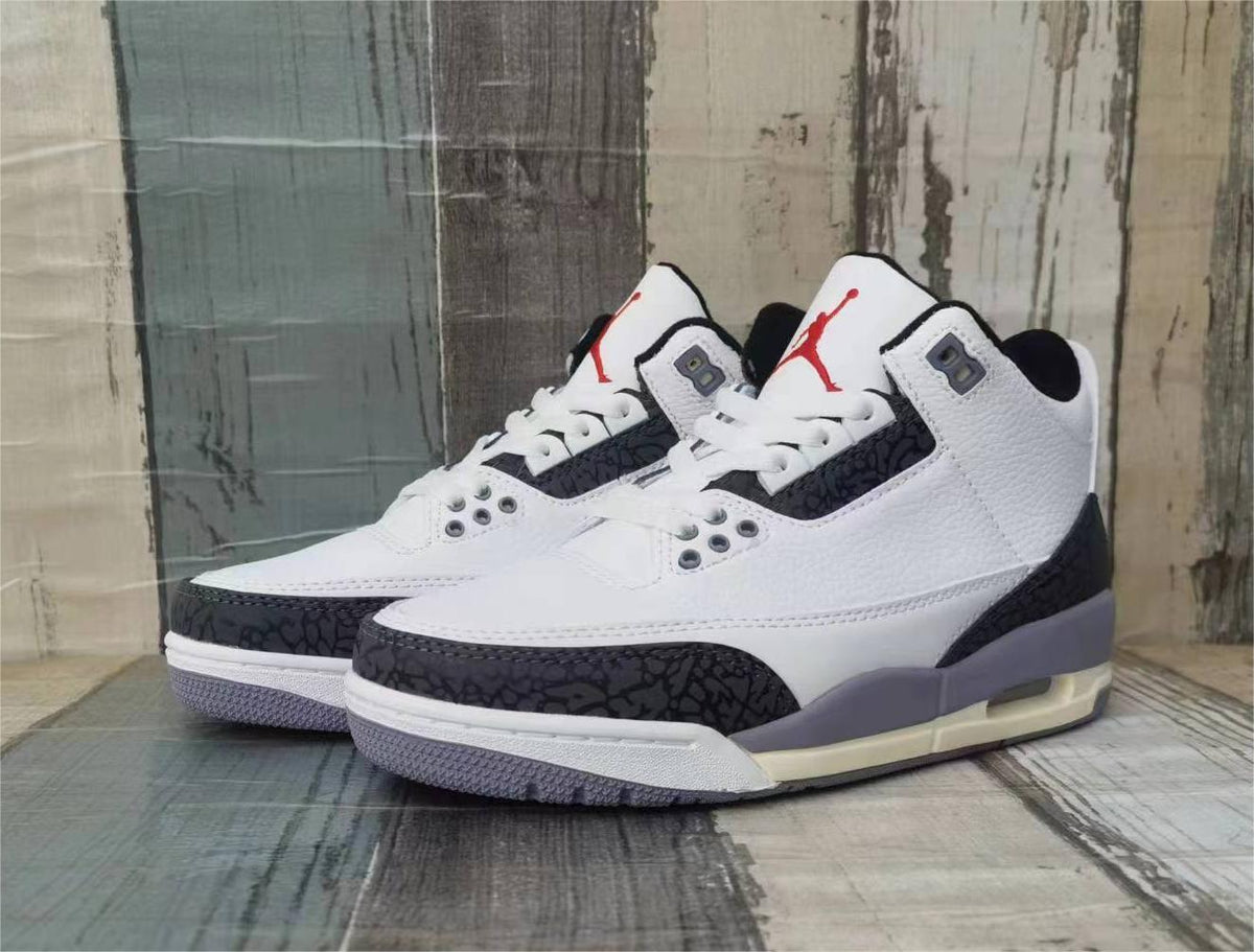 Jordan 3 White Cement Grey Men's Sneakers