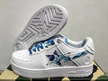 BAPE STA Low-Top Sneakers – White/Blue Camo